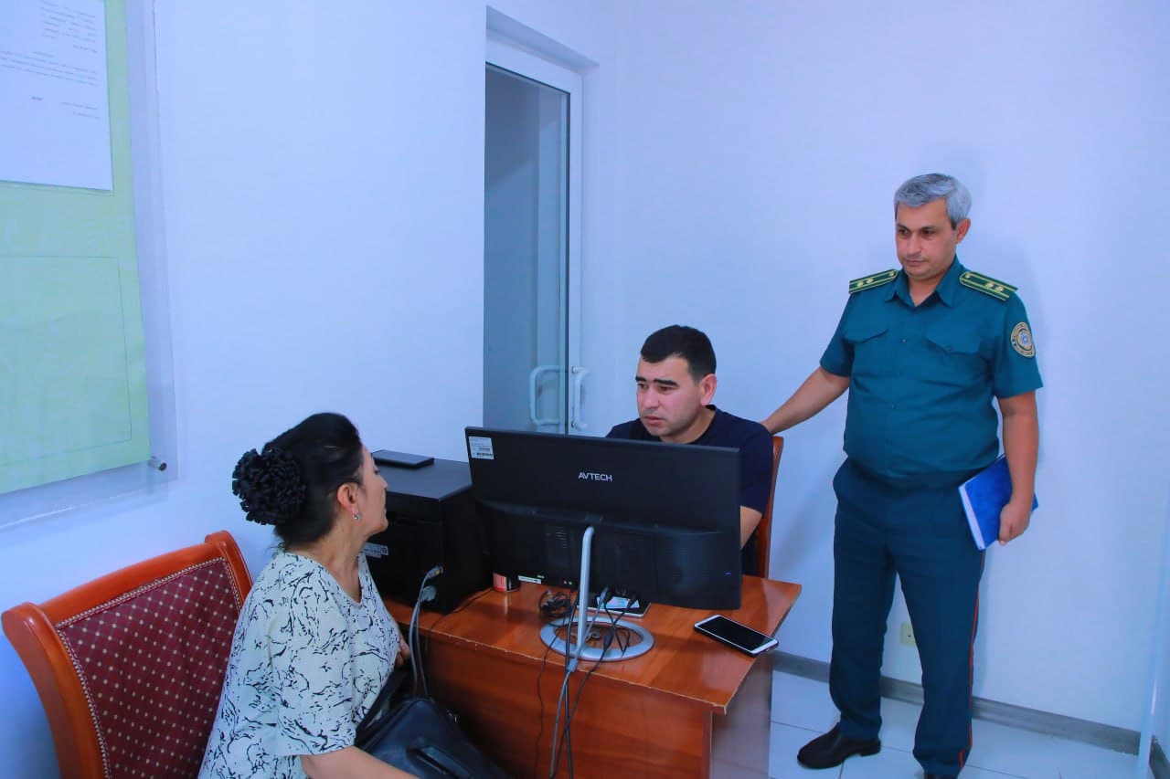 Самарқанд вилояти Ички ишлар бошқармасида фуқаролар қабули ўтказилди