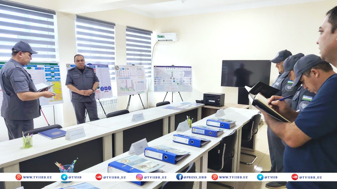Toshkent viloyati Angren shahrida kriminogen vaziyat barqarorligini taʼminlash boʻyicha amalga oshirilayotgan ishlar oʻrganildi