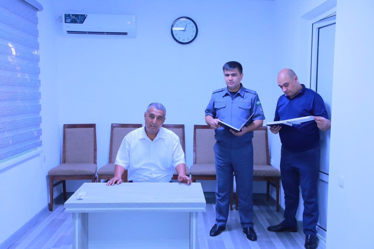 Самарқанд вилояти Ички ишлар бошқармасида фуқаролар қабули ўтказилди