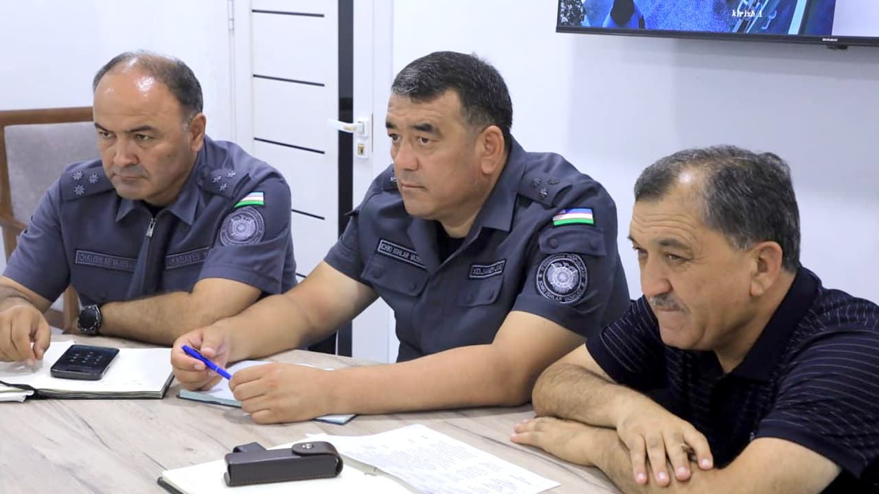 Jizzax viloyati IIB rahbariyati jismoniy va yuridik shaxslarning vakillari bilan muloqot qildi