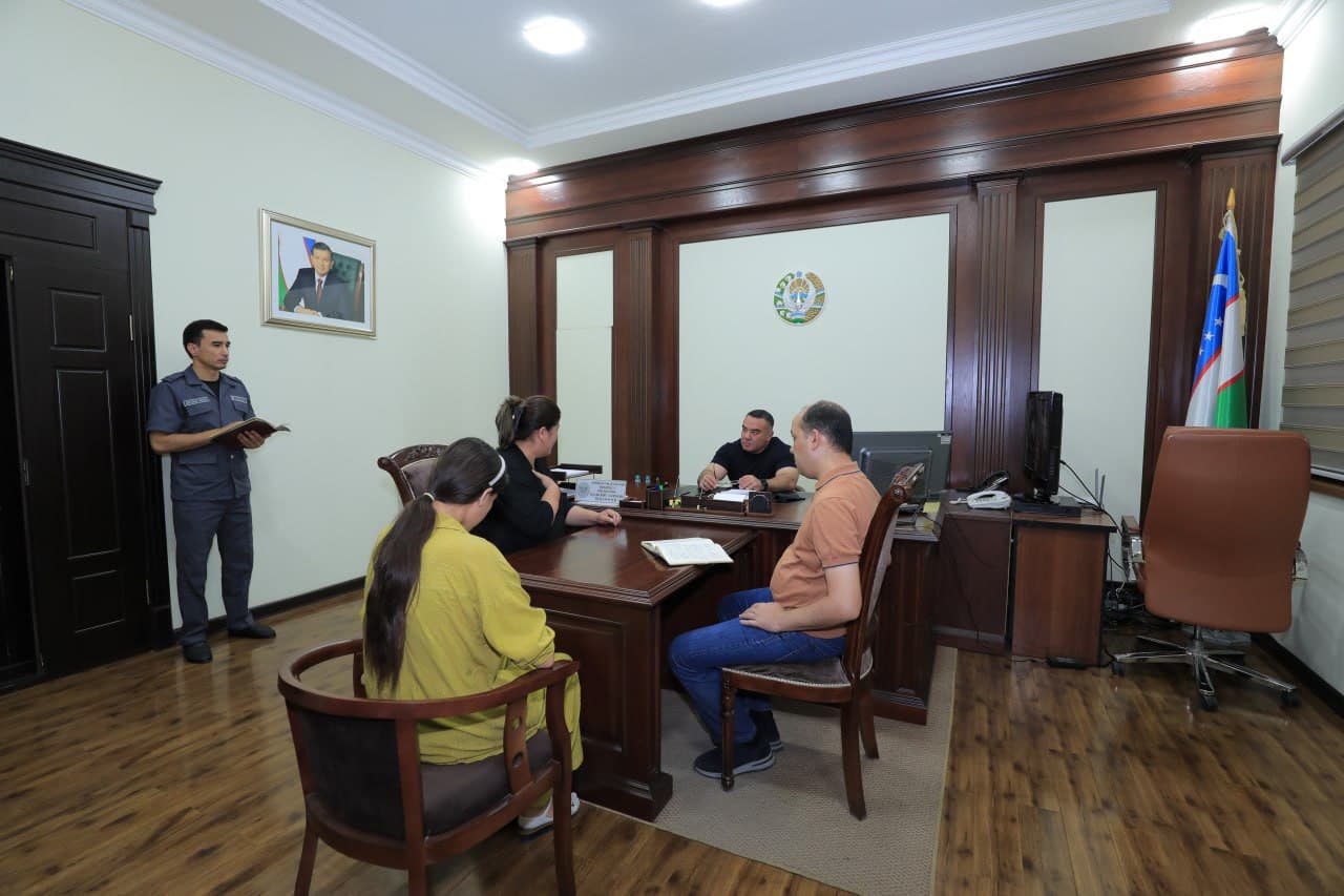 Andijon viloyati IIB rahbariyatining fuqarolar uchun navbatdagi shaxsiy qabuli tashkil etildi