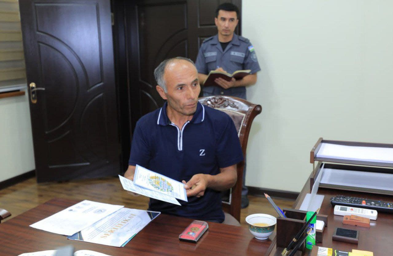 Andijon viloyati IIB rahbariyatining fuqarolar uchun navbatdagi shaxsiy qabuli tashkil etildi