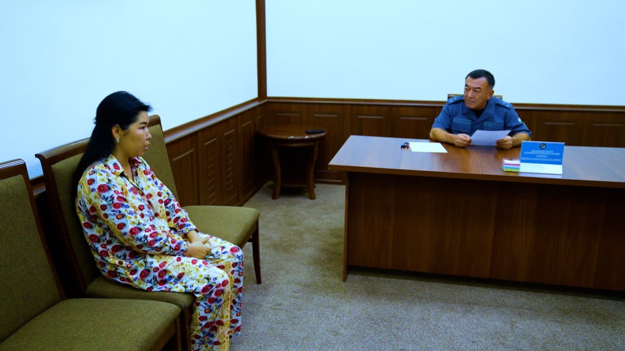 Начальник УВД Кашкадарьинской области провел прием граждан по обращениям в здании хокимията Чиракчинского района