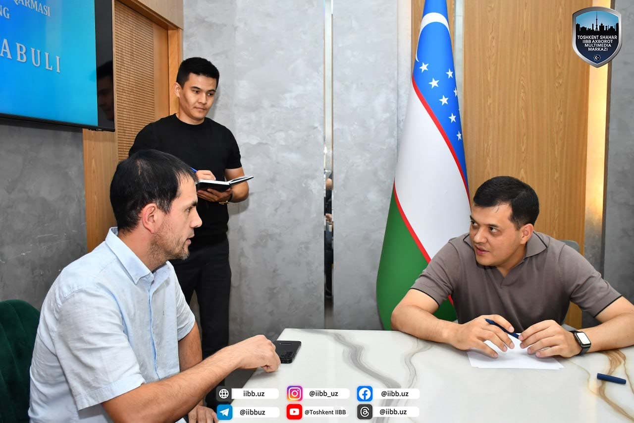 Uchtepa tumanida Toshkent shahar IIBB boshligʻining sayyor qabuli boʻlib oʻtdi