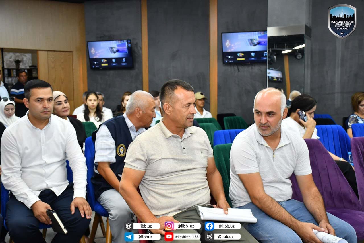 Uchtepa tumanida Toshkent shahar IIBB boshligʻining sayyor qabuli boʻlib oʻtdi