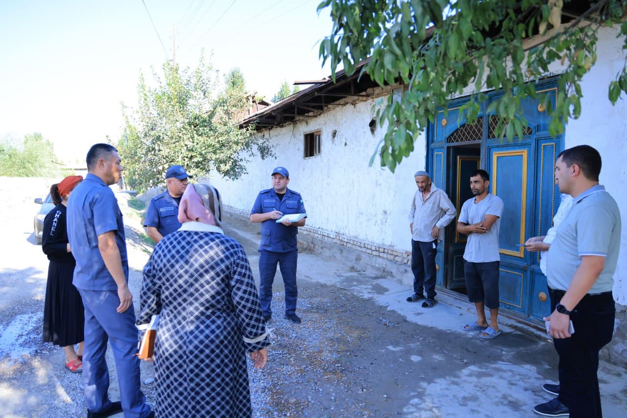 Namangan viloyatida biriktirilgan oilalar ahvoli va huquqbuzarliklarning oldini olish ishlari oʻrganildi