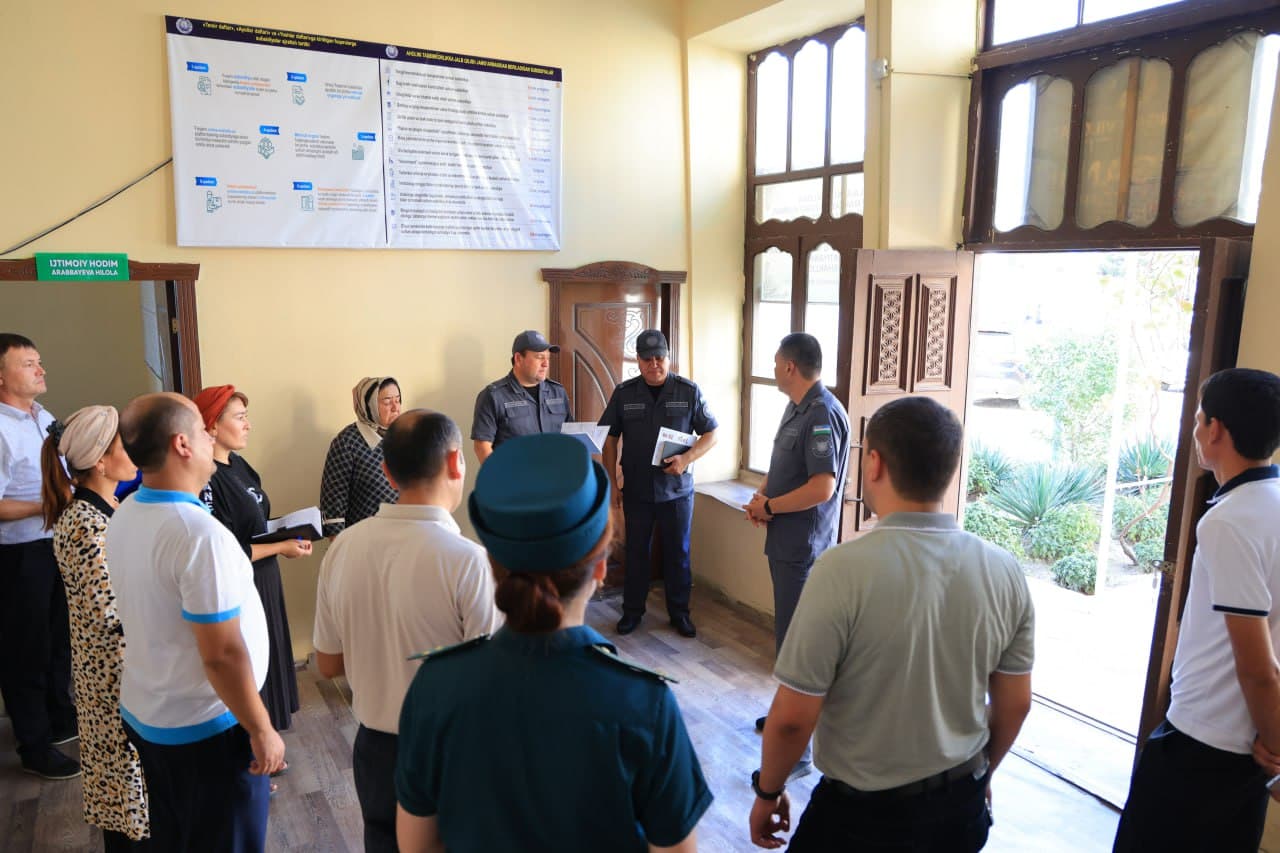 Namangan viloyatida biriktirilgan oilalar ahvoli va huquqbuzarliklarning oldini olish ishlari oʻrganildi