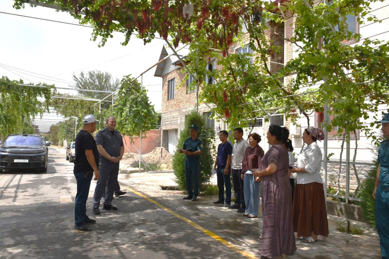 Surxondaryo viloyati IIB rahbariyati tomonidan Uzun tumanida jinoyat va huquqbuzarliklarni barvaqt oldini olish hamda mahallalarda kriminogen vaziyatni yaxshilash borasidagi ishlar oʻrganildi