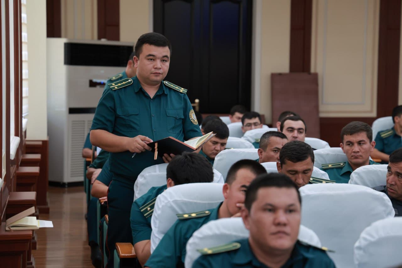 A training session for investigators and inquiry officers was held in Surkhandarya region