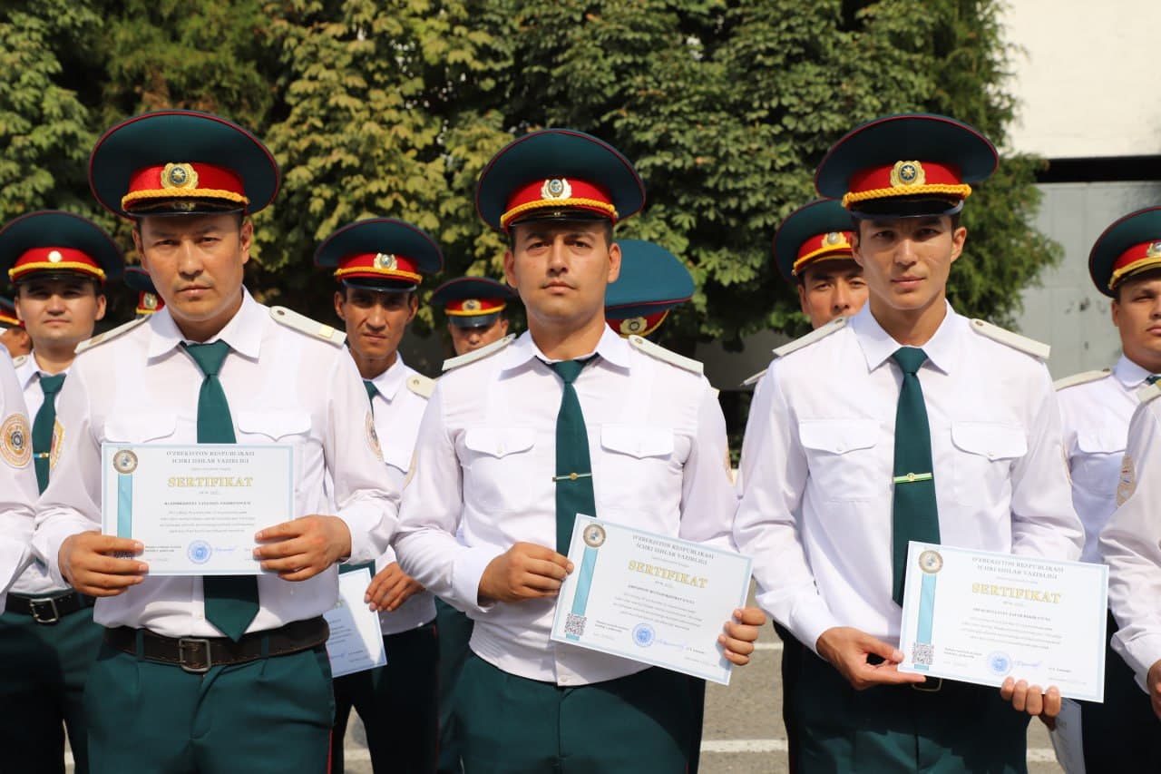 Kelgusidagi xizmat faoliyatlariga zafarlar tilandi