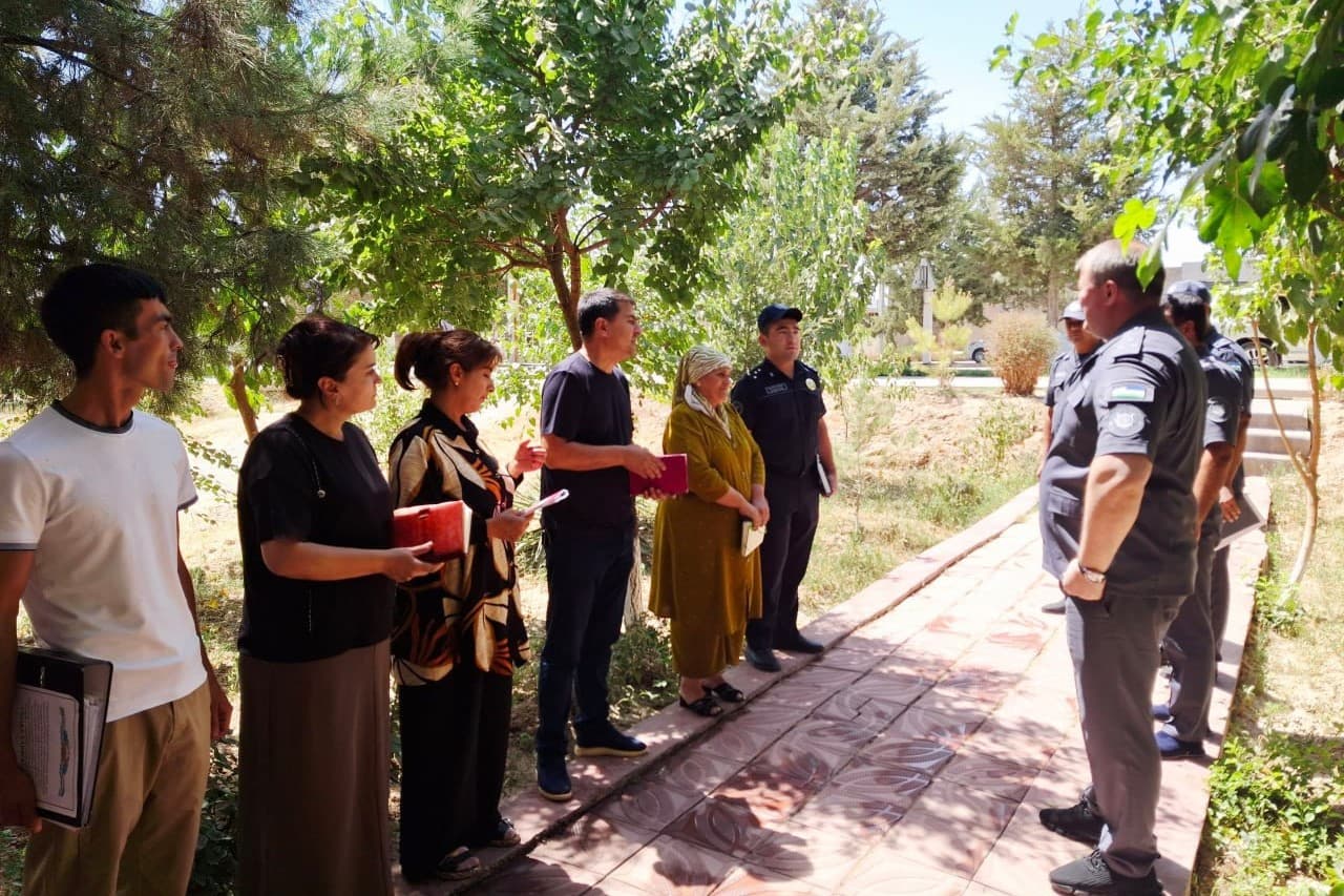 Сурхондарё вилояти Бойсун туманида жиноят ва ҳуқуқбузарликларни барвақт олдини олиш ҳамда маҳаллаларда криминоген вазиятни яхшилаш борасидаги ишлар ўрганилди