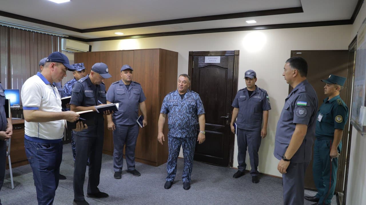 Ichki ishlar vazirligi rahbariyati tomonidan Xorazm viloyati hududlarida oʻrganishlar olib borilmoqda