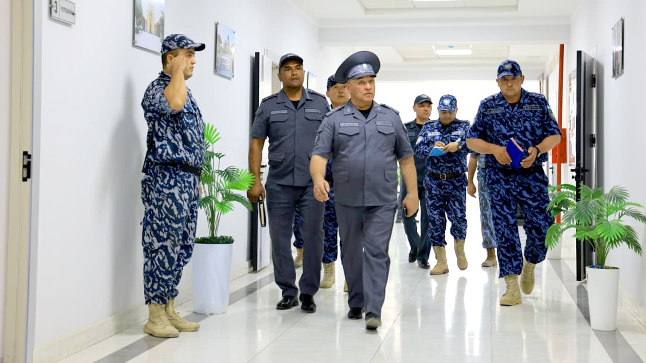 Руководство Министерства внутренних дел посетило воинскую часть №7536 Командования караульных войск МВД