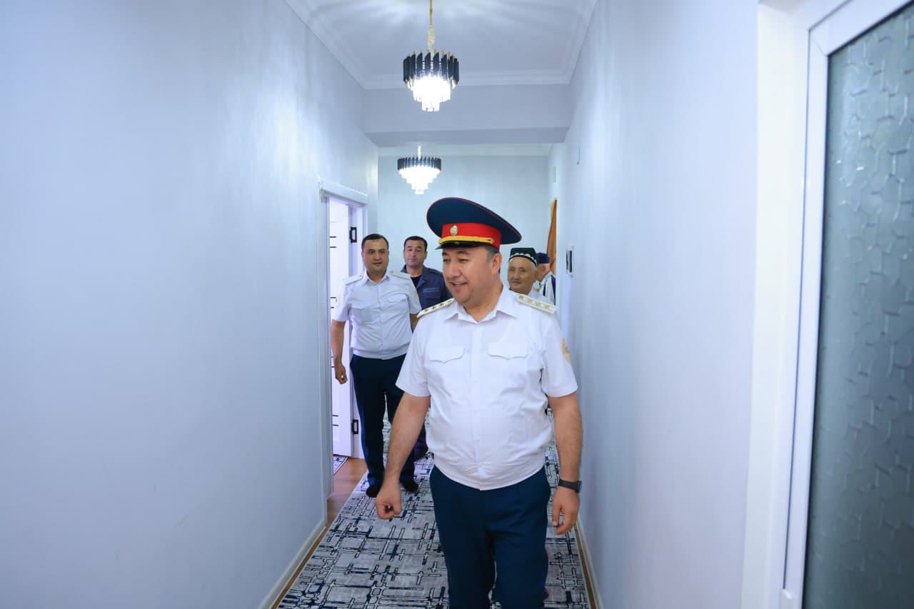 Наманган вилояти ички ишлар органлари ходимларига замонавий уй-жойлар фойдаланишга топширилди
