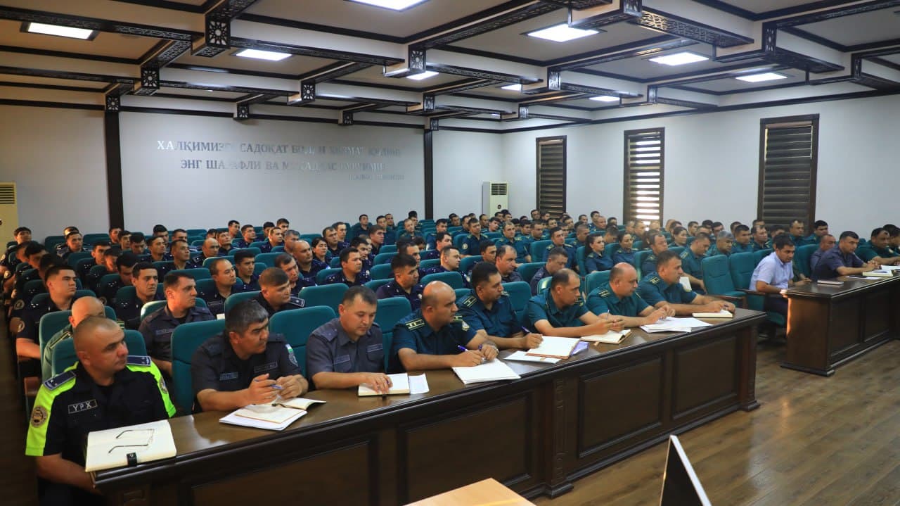 Buxoro viloyatida jinoyatchilikning oldini olish va aholi osoyishtaligini taʼminlashga qaratilgan kengaytirilgan yigʻilishlar oʻtkazildi