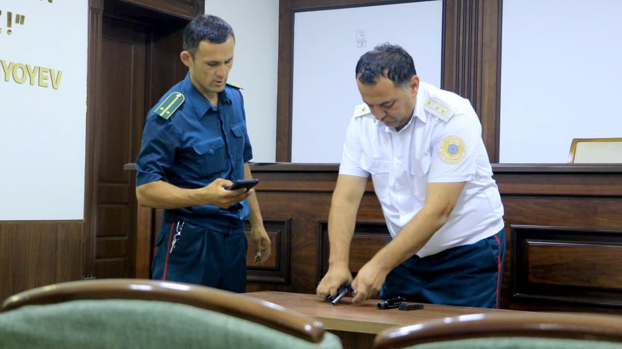 Андижонда “Энг яхши ҳудудий ички ишлар органи бошлиғи” кўрик танловининг вилоят босқичи бўлиб ўтди