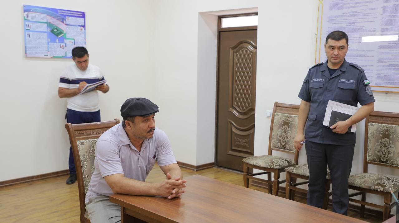 Xorazm viloyati IIB boshligʻi tomonidan shaxsiy qabul oʻtkazildi