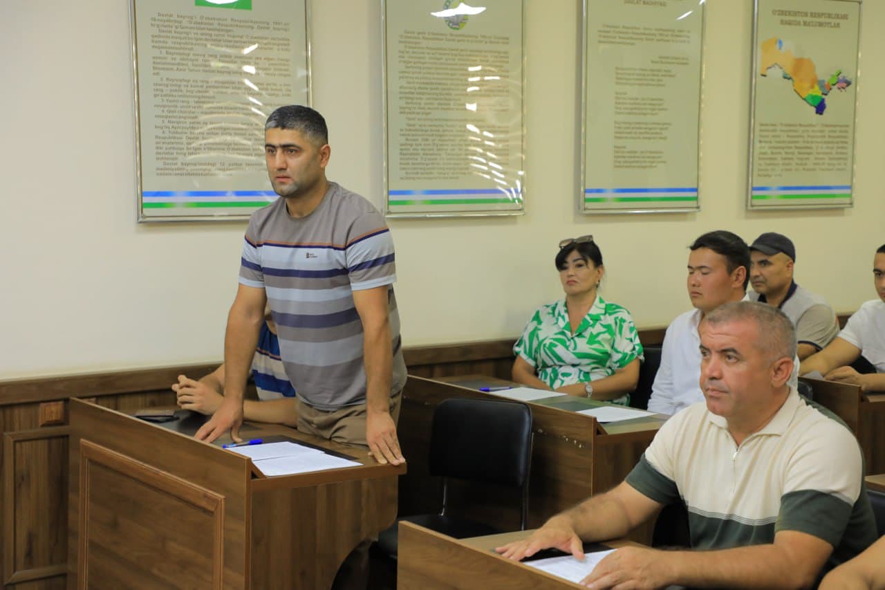 Xizmatga yangi qabul qilingan harbiylashtirilgan nazoratchilar hamda ularning ota-onalari bilan uchrashuv tashkil etildi