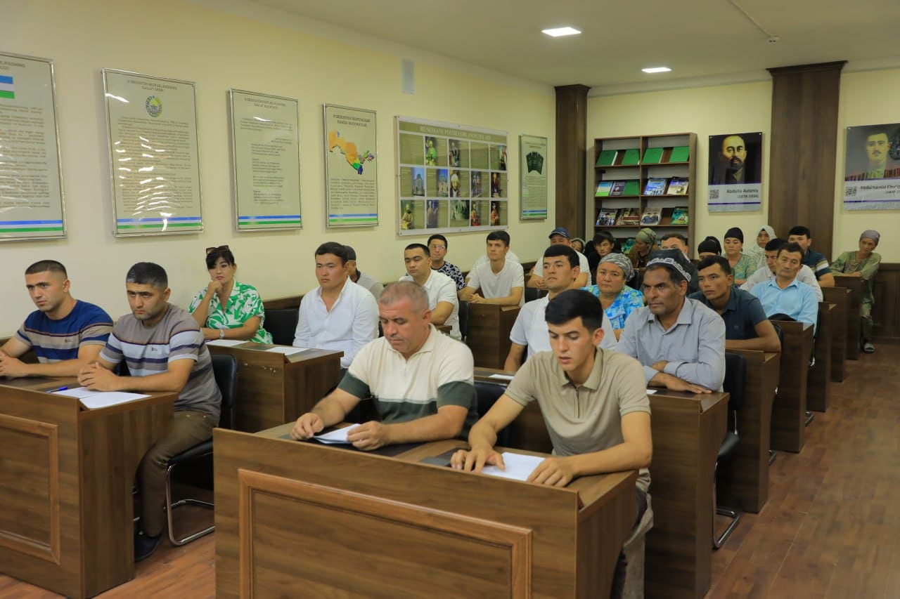 Xizmatga yangi qabul qilingan harbiylashtirilgan nazoratchilar hamda ularning ota-onalari bilan uchrashuv tashkil etildi