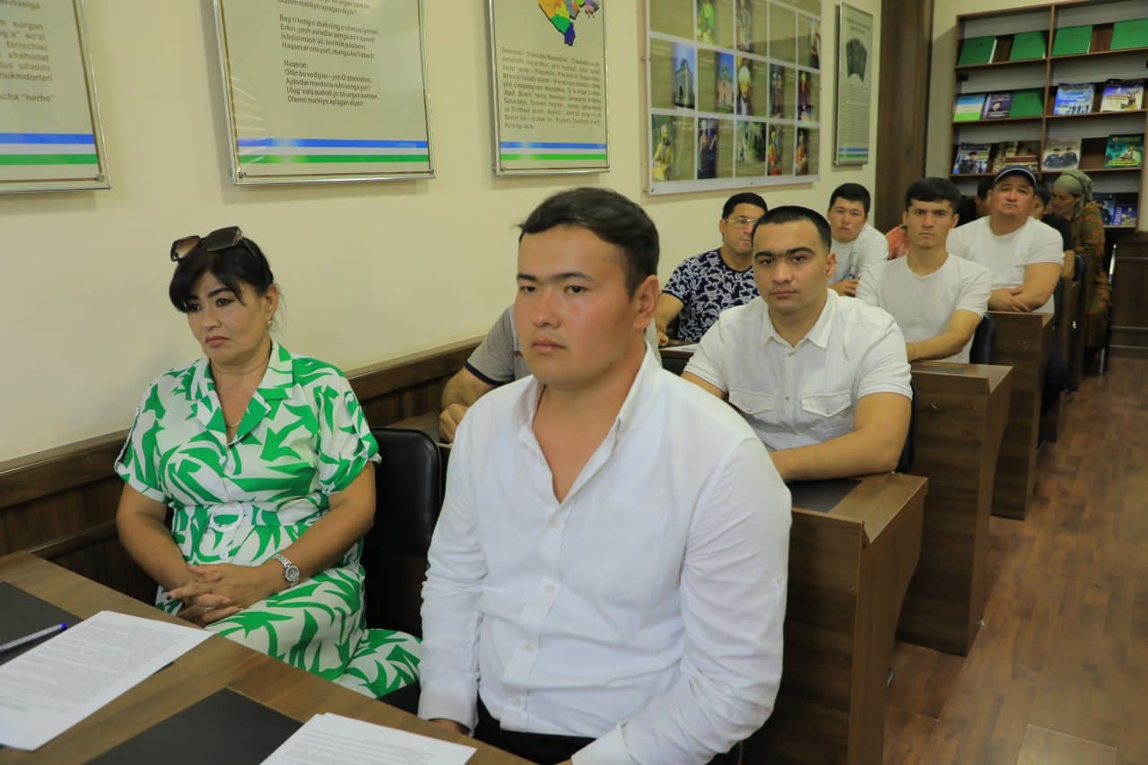 Xizmatga yangi qabul qilingan harbiylashtirilgan nazoratchilar hamda ularning ota-onalari bilan uchrashuv tashkil etildi