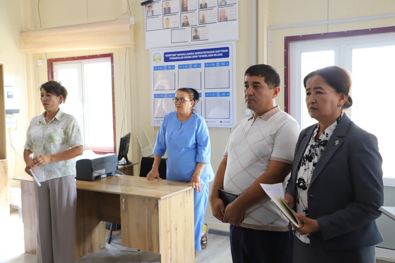 Изучена работа по раннему предупреждению преступлений и правонарушений, а также улучшению криминогенной обстановки в махаллях Термезского района Сурхандарьинской области