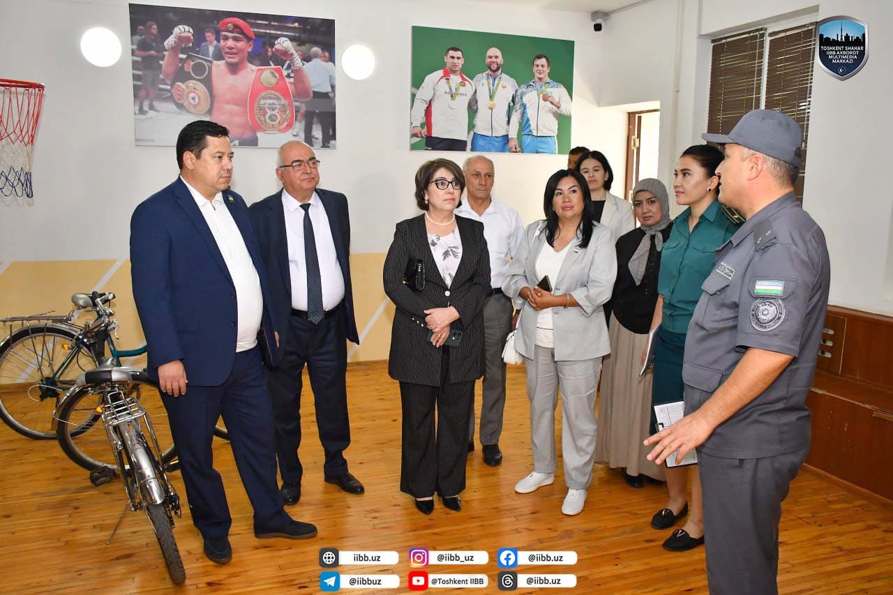 Toshkent shahar IIBB Jamoatchilik kengashi aʼzolari poytaxt IIBB Huquqbuzarliklar profilaktikasi boshqarmasi Voyaga yetmaganlarga ijtimoiy-huquqiy yordam koʻrsatish markazi faoliyati bilan yaqindan tanishdi