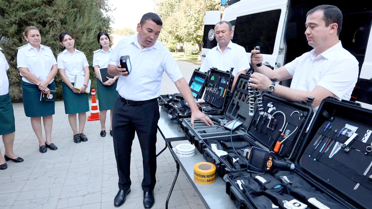 Jizzax viloyati IIB Ekspert-kriminalistika xizmati xodimlarining kasbiy malakasi va ko‘nikmalarini oshirish maqsadida nazariy va amaliy o‘quv mashg‘ulotlari tashkil etildi