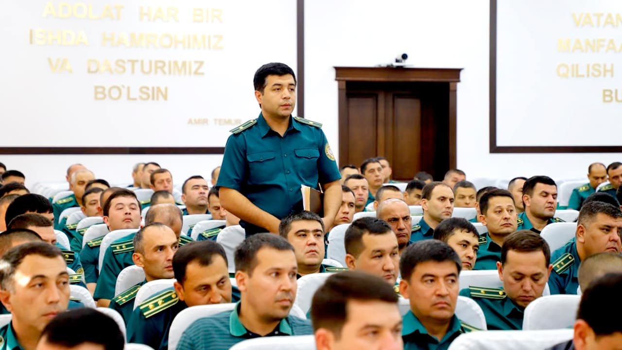 ИИВ раҳбарияти томонидан Бухоро вилоятида жиноятчиликка қарши курашиш ва хавфсизликни таъминлаш масалалари муҳокама қилинди