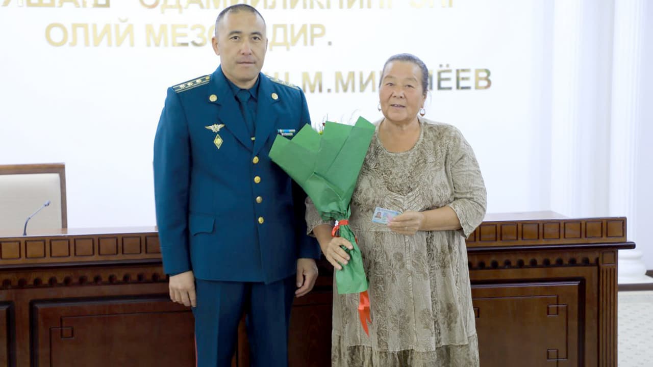 Citizenship of Uzbekistan granted to a group of individuals in the Republic of Karakalpakstan