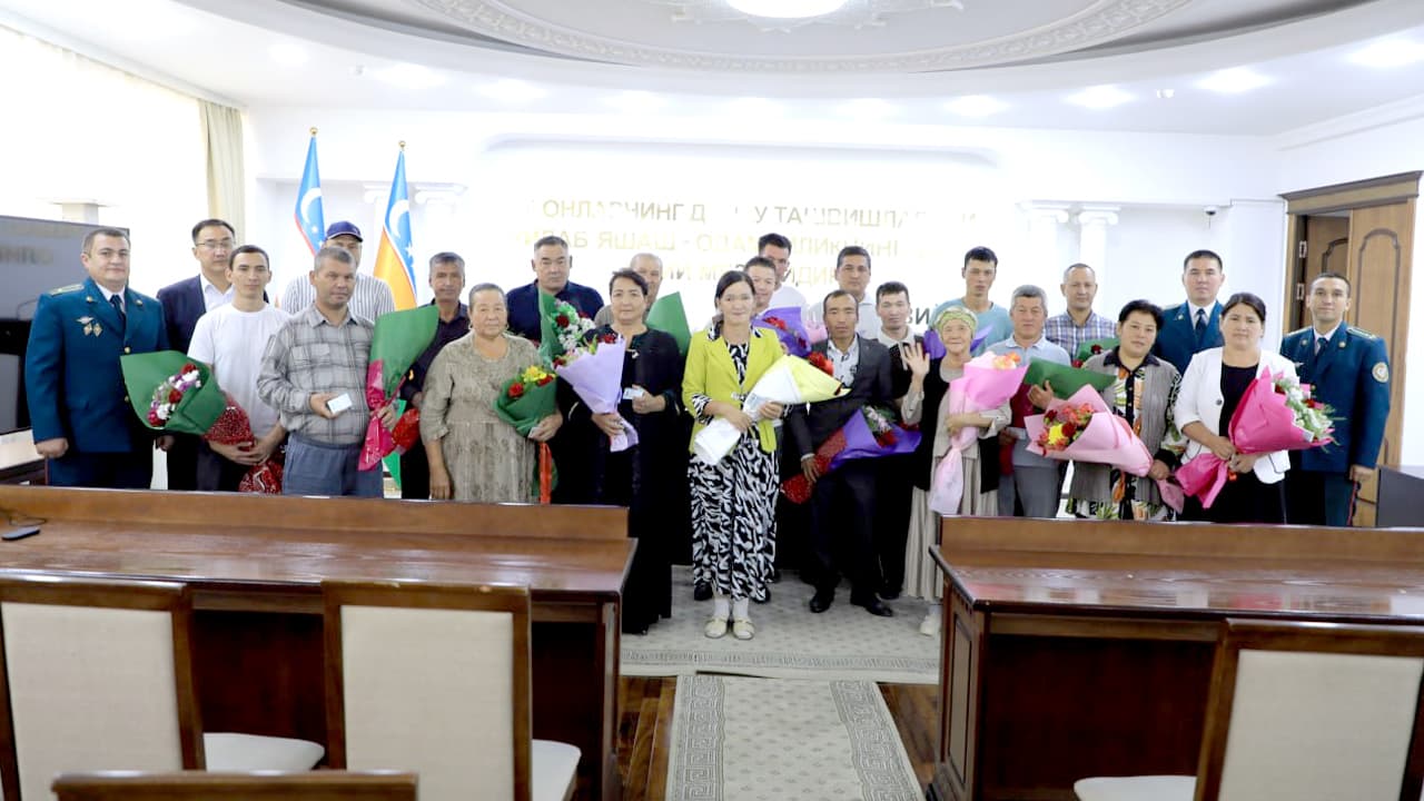 Citizenship of Uzbekistan granted to a group of individuals in the Republic of Karakalpakstan