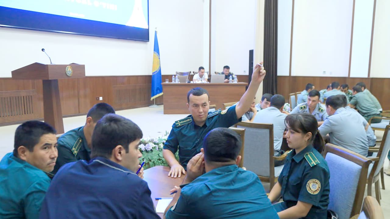 Kashkadarya regional Department of Internal Affairs won the "Zakovat" Intellectual Game