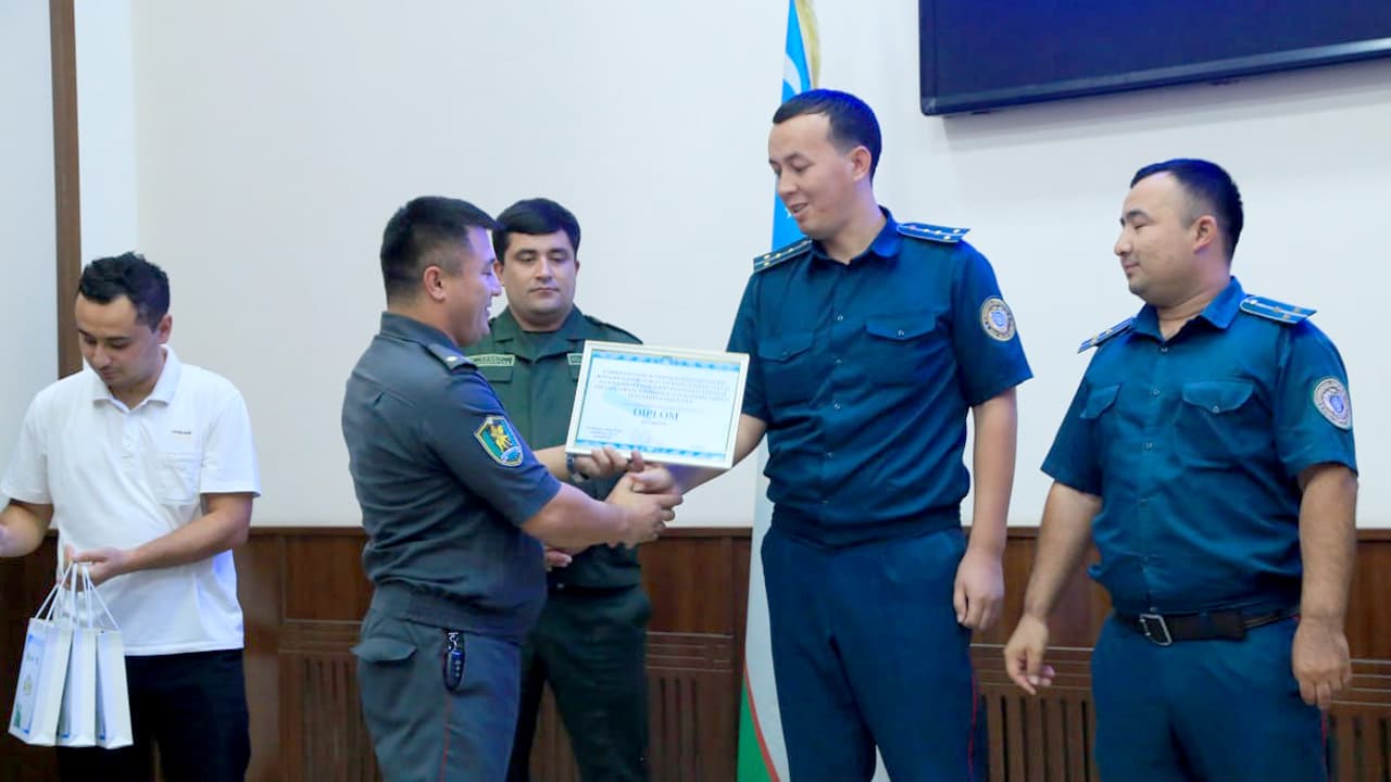 Kashkadarya regional Department of Internal Affairs won the "Zakovat" Intellectual Game