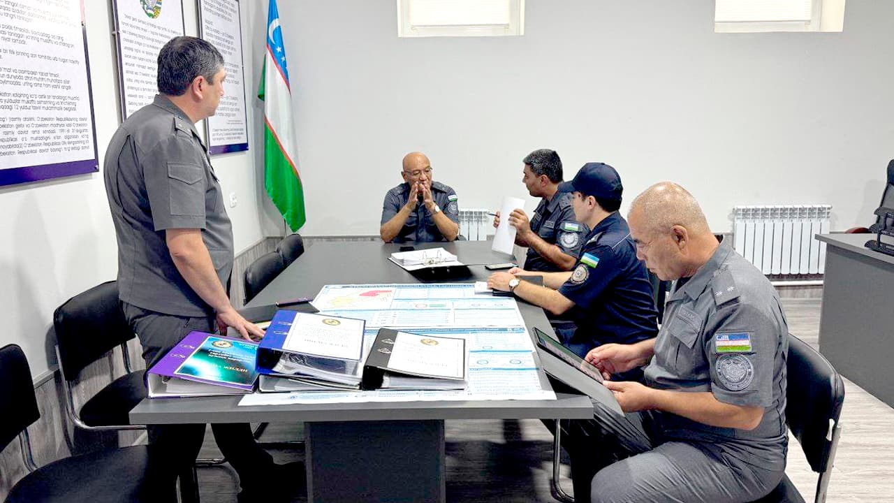 ИИВ раҳбарияти томонидан кенг қамровли профилактик тадбир доирасида Фарғона вилояти ҳудудида амалга оширилаётган ишлар ўрганилди