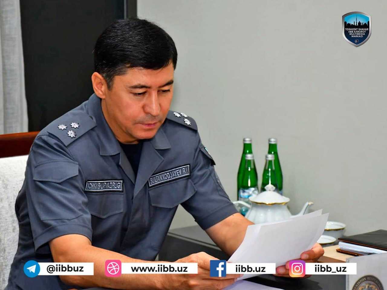 Состоялся очередной личный прием начальника ГУВД города Ташкента