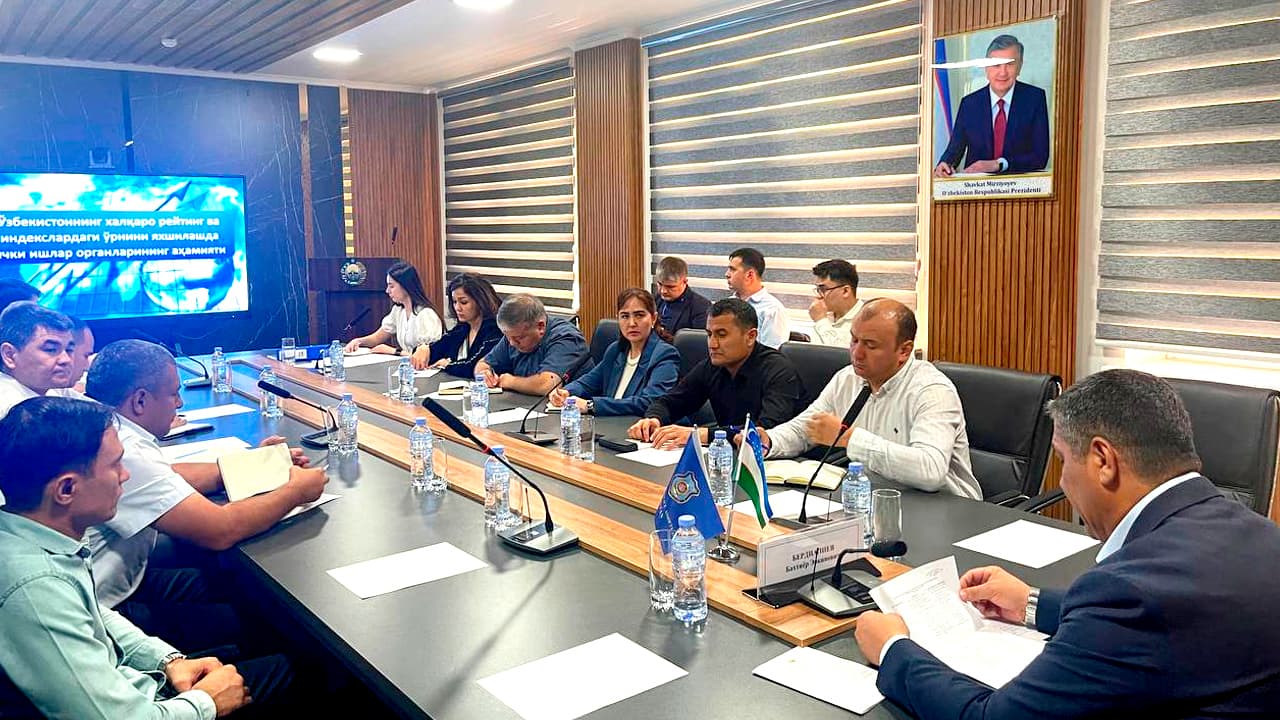 Ички ишлар органларида халқаро рейтинг ва индекслар билан ишлаш бўйича махсус ўқув-семинар машғулоти ўтказилди
