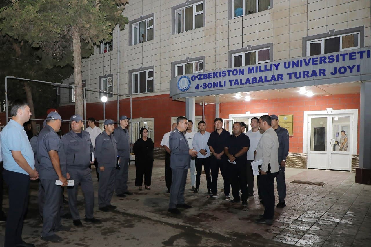 IIV ishchi guruhi tomonidan tungi vaqtda poytaxtimizning Shayxontohur va Olmazor tumanlarida oʻrganish ishlari olib borildi