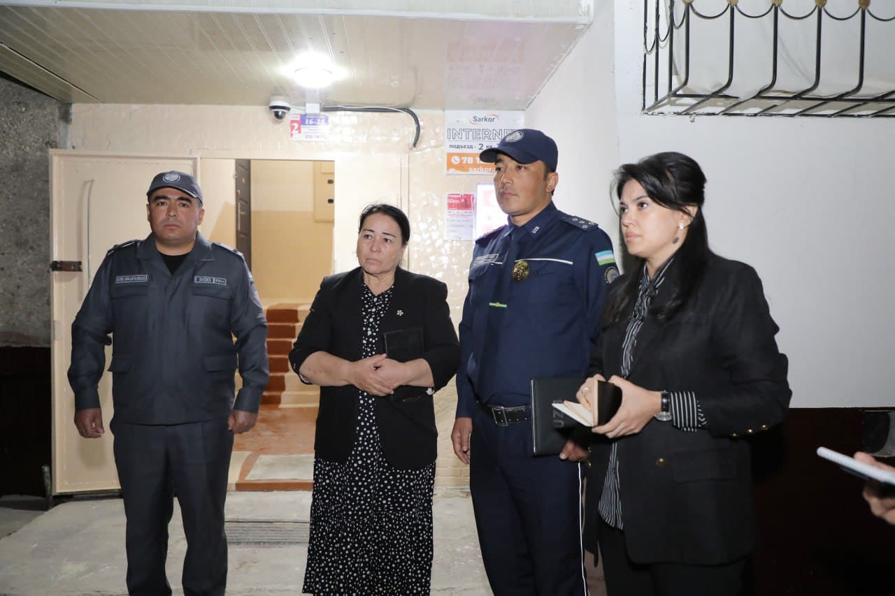 IIV ishchi guruhi tomonidan tungi vaqtda poytaxtimizning Shayxontohur va Olmazor tumanlarida oʻrganish ishlari olib borildi