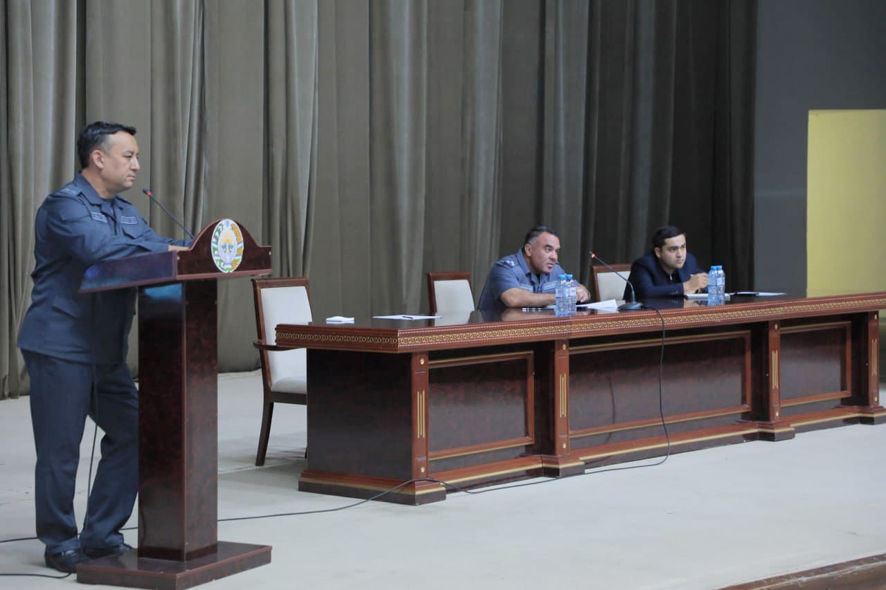 Начальник УВД Андижанской области провел встречу с молодежью, закрепленной за ним