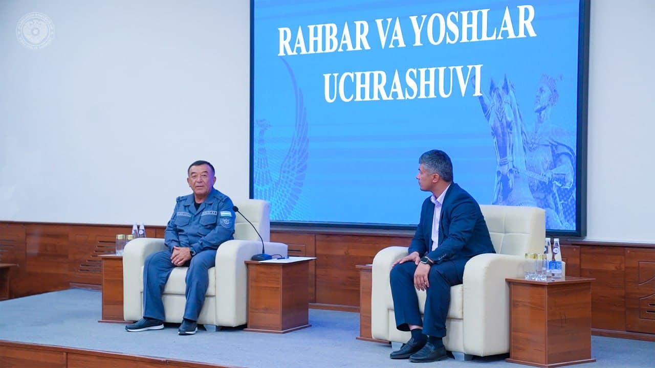 Qashqadaryo viloyati IIB rahbari yoshlar bilan muloqot qildi: takliflar eshitildi, amaliy yechimlar belgilandi
