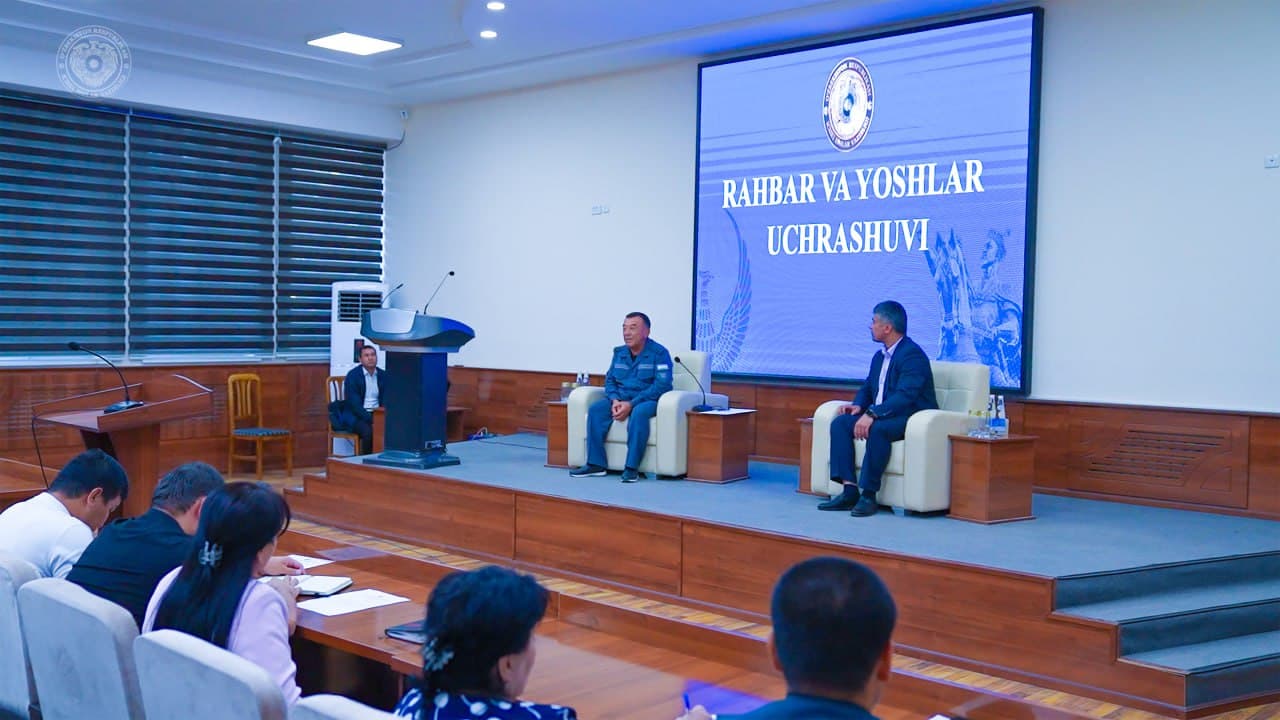 Qashqadaryo viloyati IIB rahbari yoshlar bilan muloqot qildi: takliflar eshitildi, amaliy yechimlar belgilandi