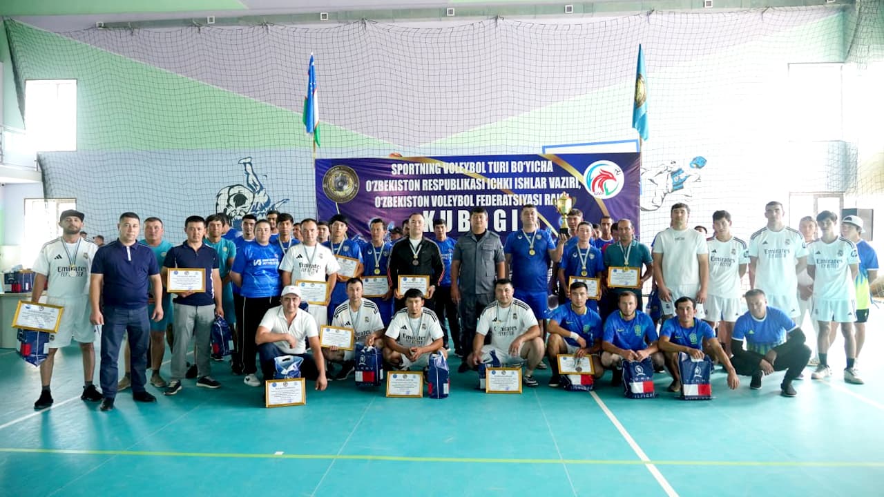 “Cup of the Minister of Internal Affairs” competition was held among probationers in Surkhandarya region