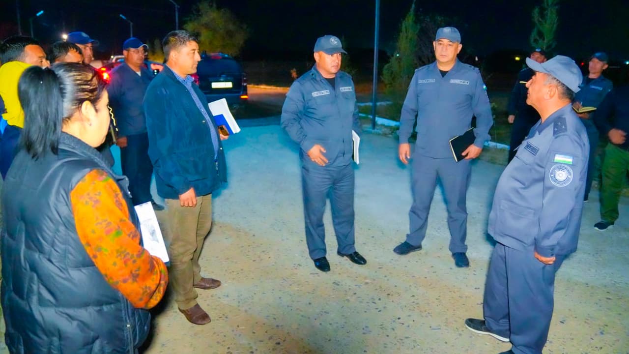 Qashqadaryo viloyati IIB rahbariyati boshchiligidagi ishchi guruh tomonidan Muborak tumanida oʻrganishlar olib borildi