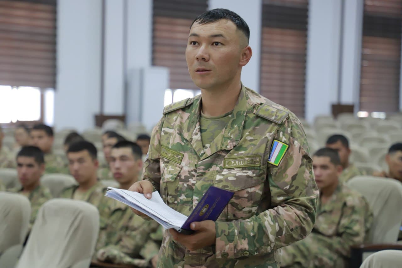 Ёшларда ҳарбий-ватанпарварлик туйғусини шакллантириш йўлида — “Жасорат мактаби”да навбатдаги ўқув йиғини ўтказилди