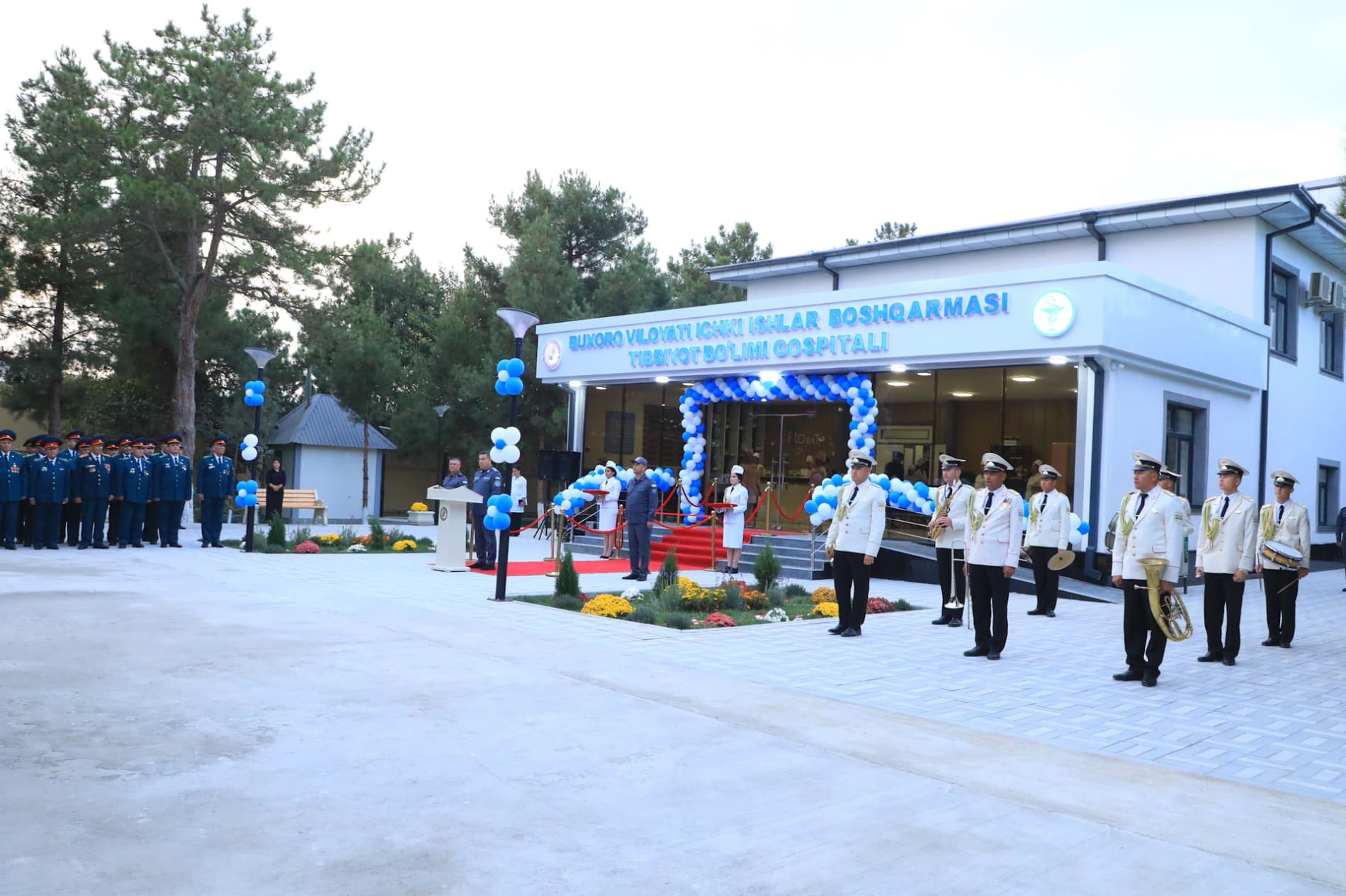 Здоровье сотрудников органов внутренних дел - залог эффективности службы. Капитально отремонтирован и сдан в эксплуатацию госпиталь при медицинском отделе УВД Бухарской области