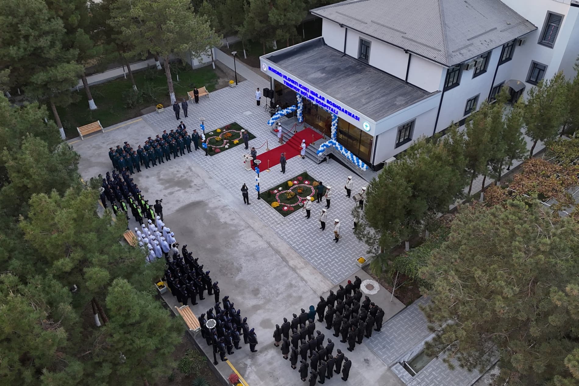 Здоровье сотрудников органов внутренних дел - залог эффективности службы. Капитально отремонтирован и сдан в эксплуатацию госпиталь при медицинском отделе УВД Бухарской области