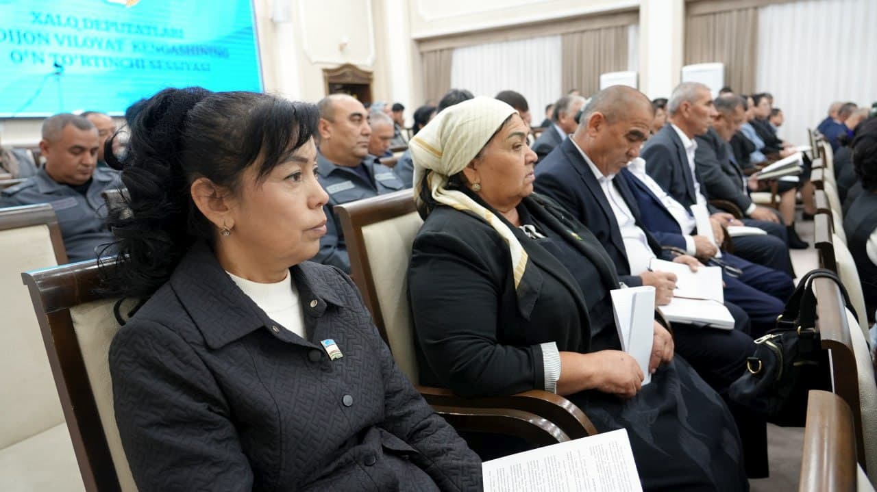 Руководство УВД Андижанской области отчиталось на сессии областного Кенгаша народных депутатов