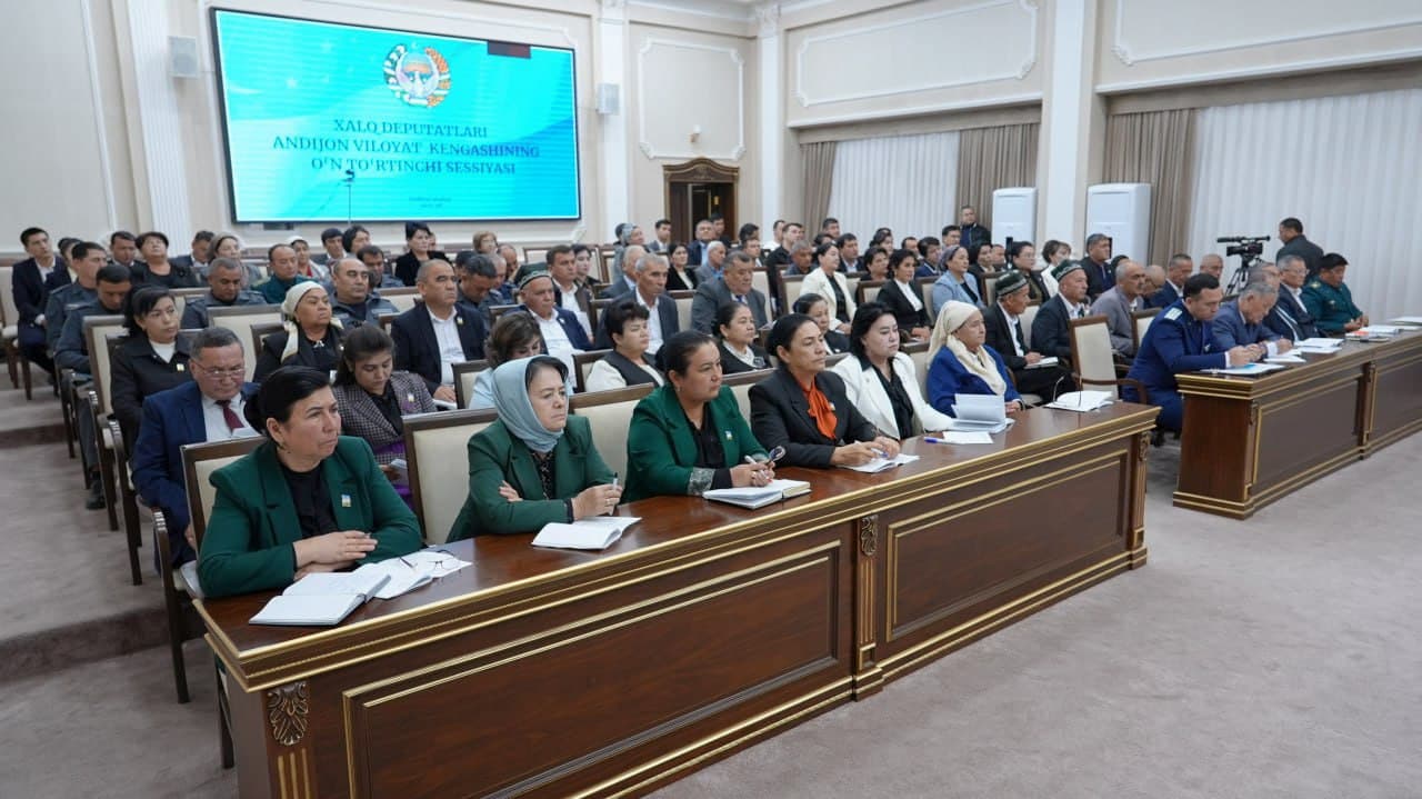 Руководство УВД Андижанской области отчиталось на сессии областного Кенгаша народных депутатов