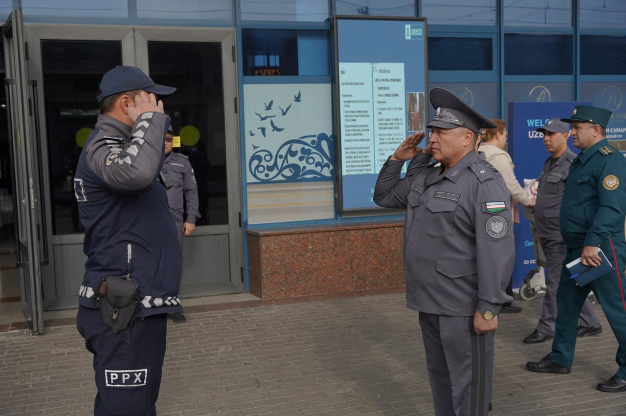 Руководством МВД перед сотрудниками Управления обеспечения безопасности на железнодорожном транспорте Ташкентского региона поставлен ряд задач