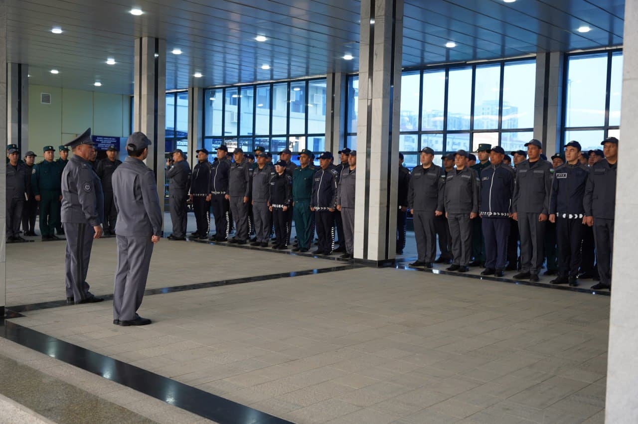 Руководством МВД перед сотрудниками Управления обеспечения безопасности на железнодорожном транспорте Ташкентского региона поставлен ряд задач