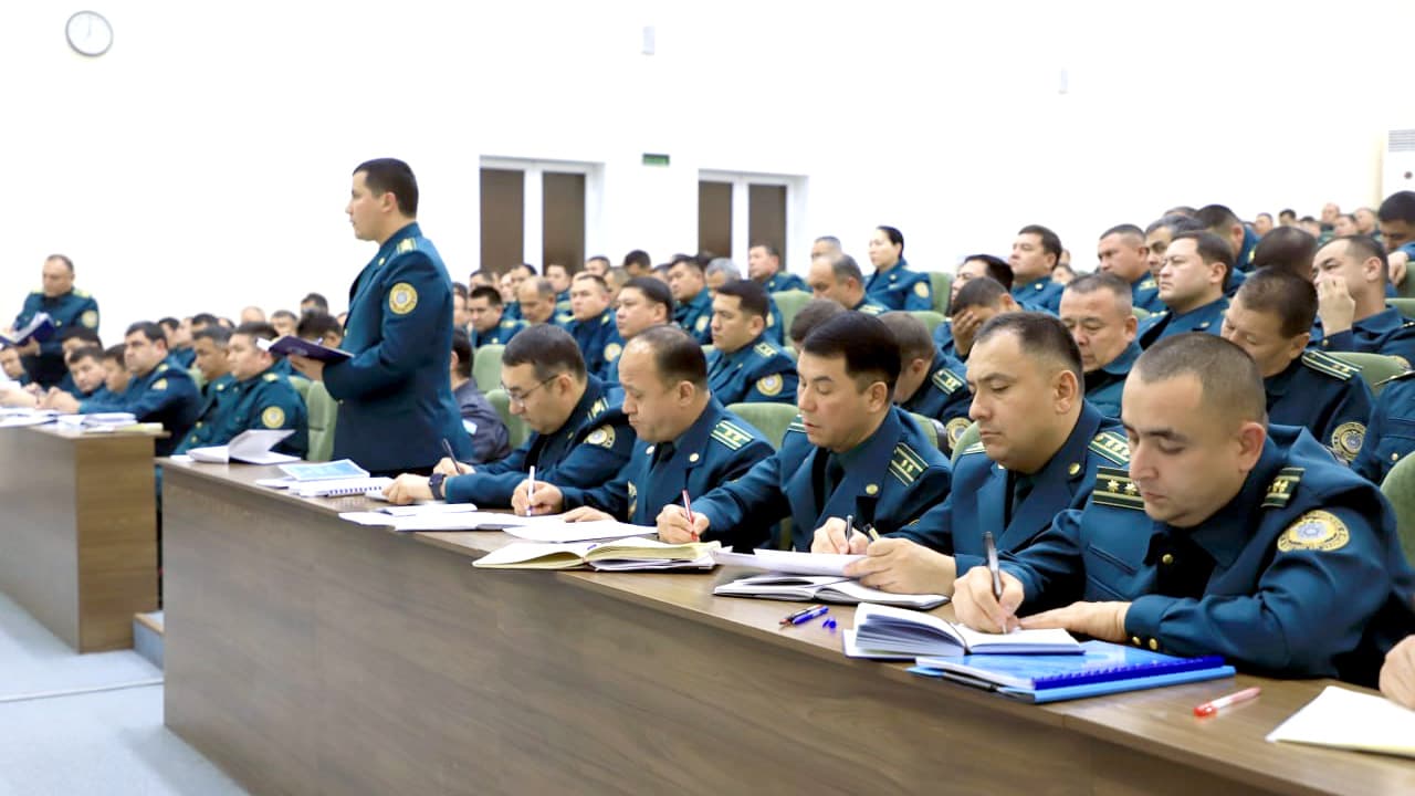 Qoraqalpogʻiston Respublikasi Ichki ishlar vazirligida Oʻzbekiston Respublikasi Ichki ishlar vazirligi rahbariyati ishtirokida oʻtgan 9 oy davomida amalga oshirilgan ishlar yuzasidan sarhisob yigʻilishi boʻlib oʻtdi